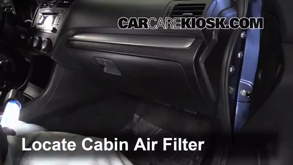 Subaru impreza cabin 2024 air filter